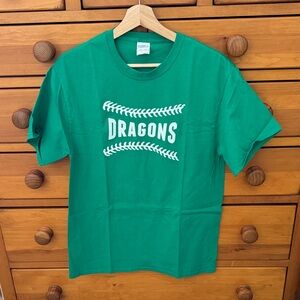 Dayton Dragons green baseball t shirt